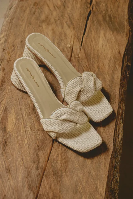 SANDALIAS DE TACON ALEX BEIGE