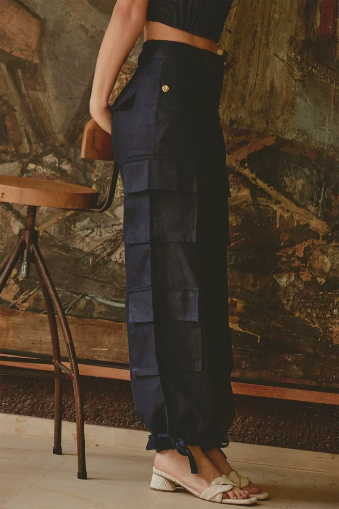 PANTALON CARGO ALMA CELESTE - Imagen 2
