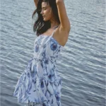 VESTIDO CORTO  ALMA CELESTE