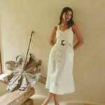 VESTIDO LARGO BOTONES ALMA TERRENA